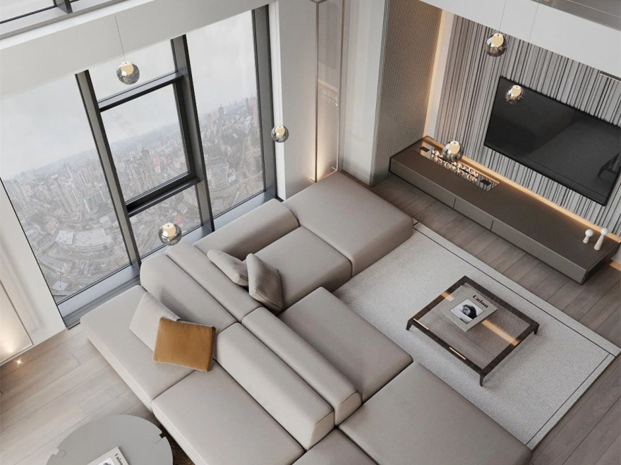 乌克兰 385㎡顶层复式公寓丨乌克兰基辅丨ARTPARTNER 工作室-2