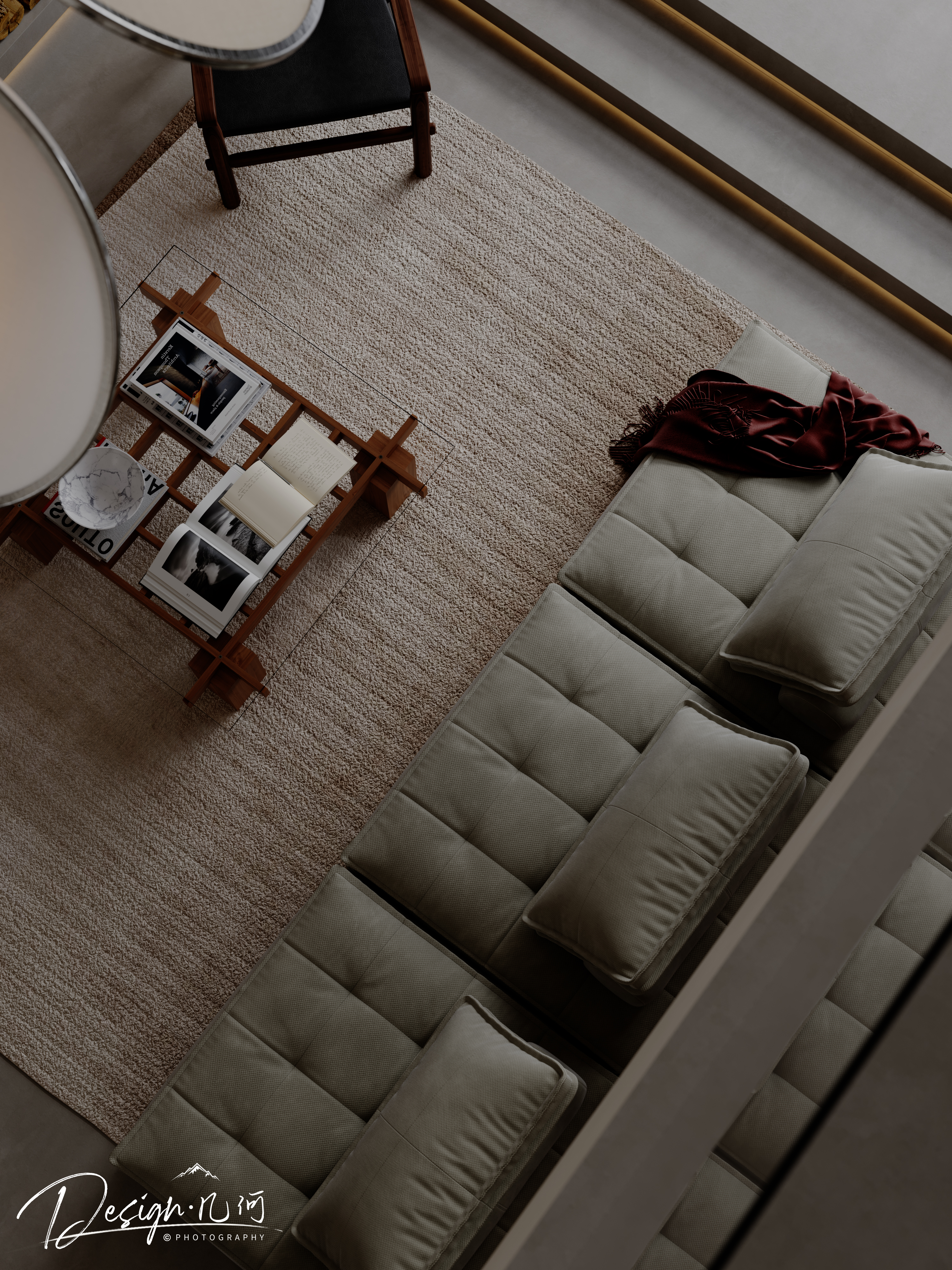 几何空间视觉表现 | 天玺湾中古风客餐厅（阴天篇）-20