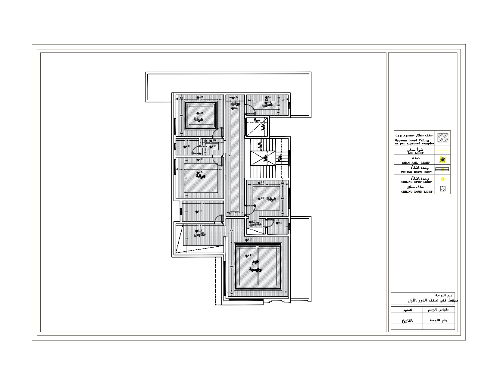 Shop Drawings for Modern Villa (3 Floors)-36