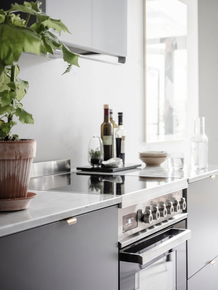 Gothenburg 魅力白公寓,女性化温馨设计-16