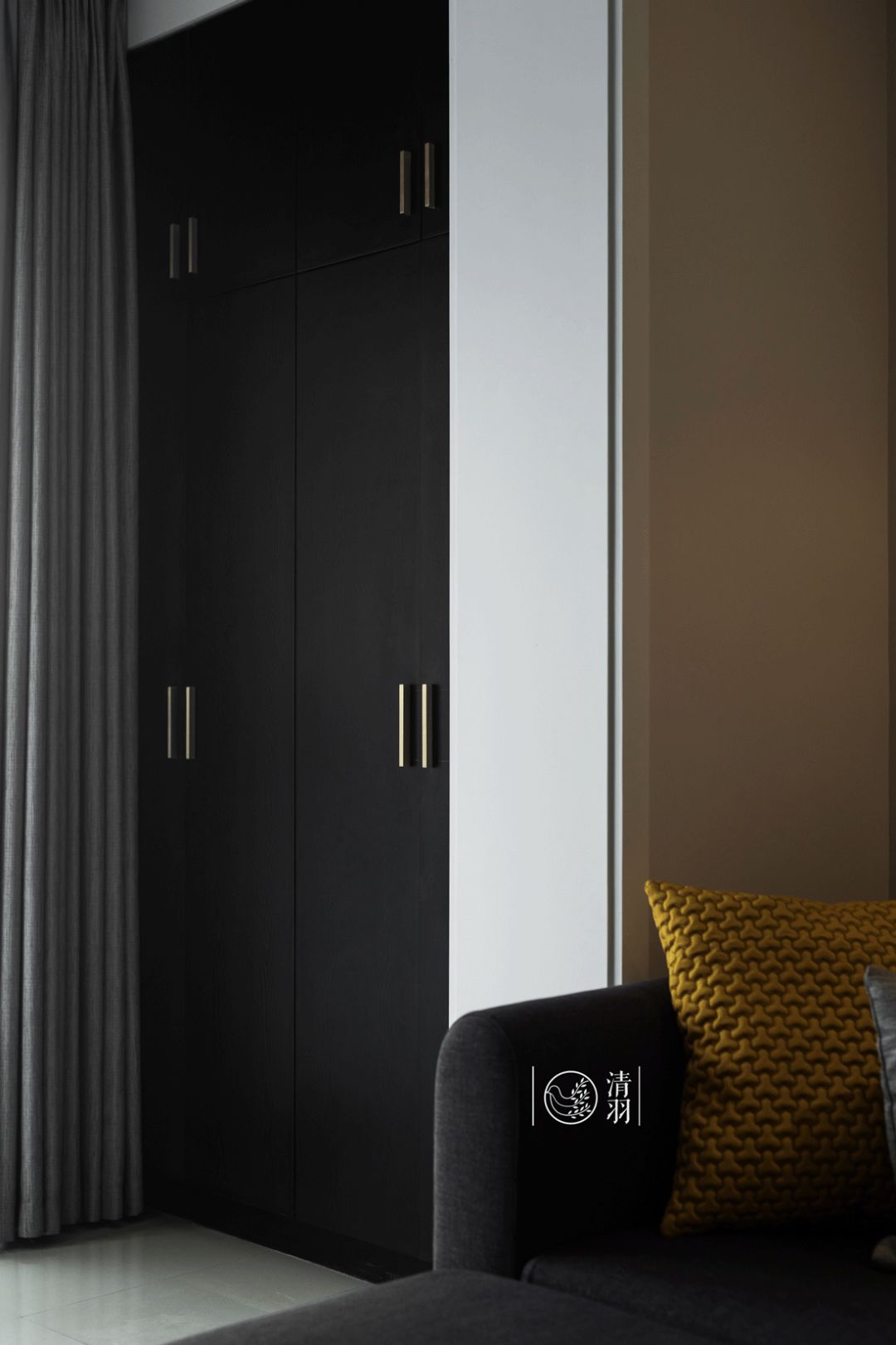 隐约 | 成都 131 平米现代时尚精装房改造-12