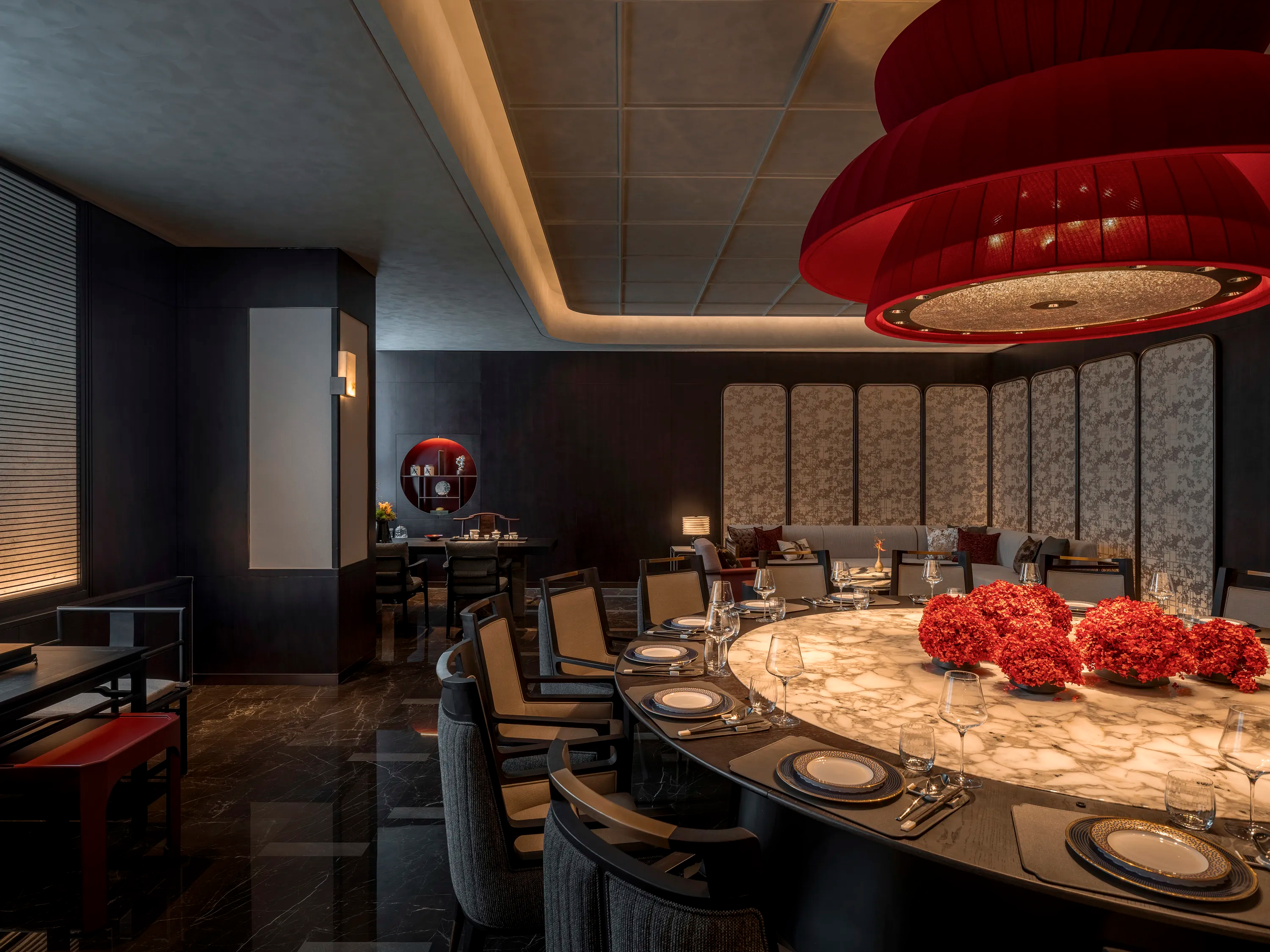 中福鹿餐厅「中福鹿宴 京华御启」丨中国北京丨杭州肯纳辰惠空间设计有限公司-16