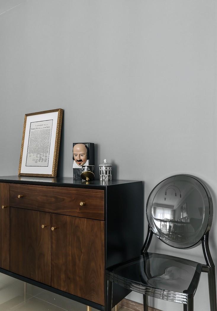 合肥容与设计丨平层丨让北欧复古风来拯救传统中国风精装房-11