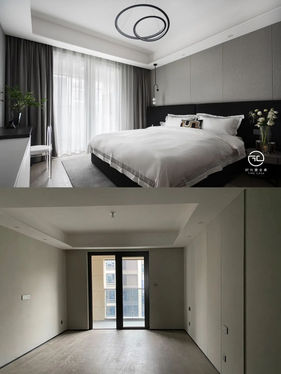 188㎡现代黑白灰质感的家丨时光里全案设计-65