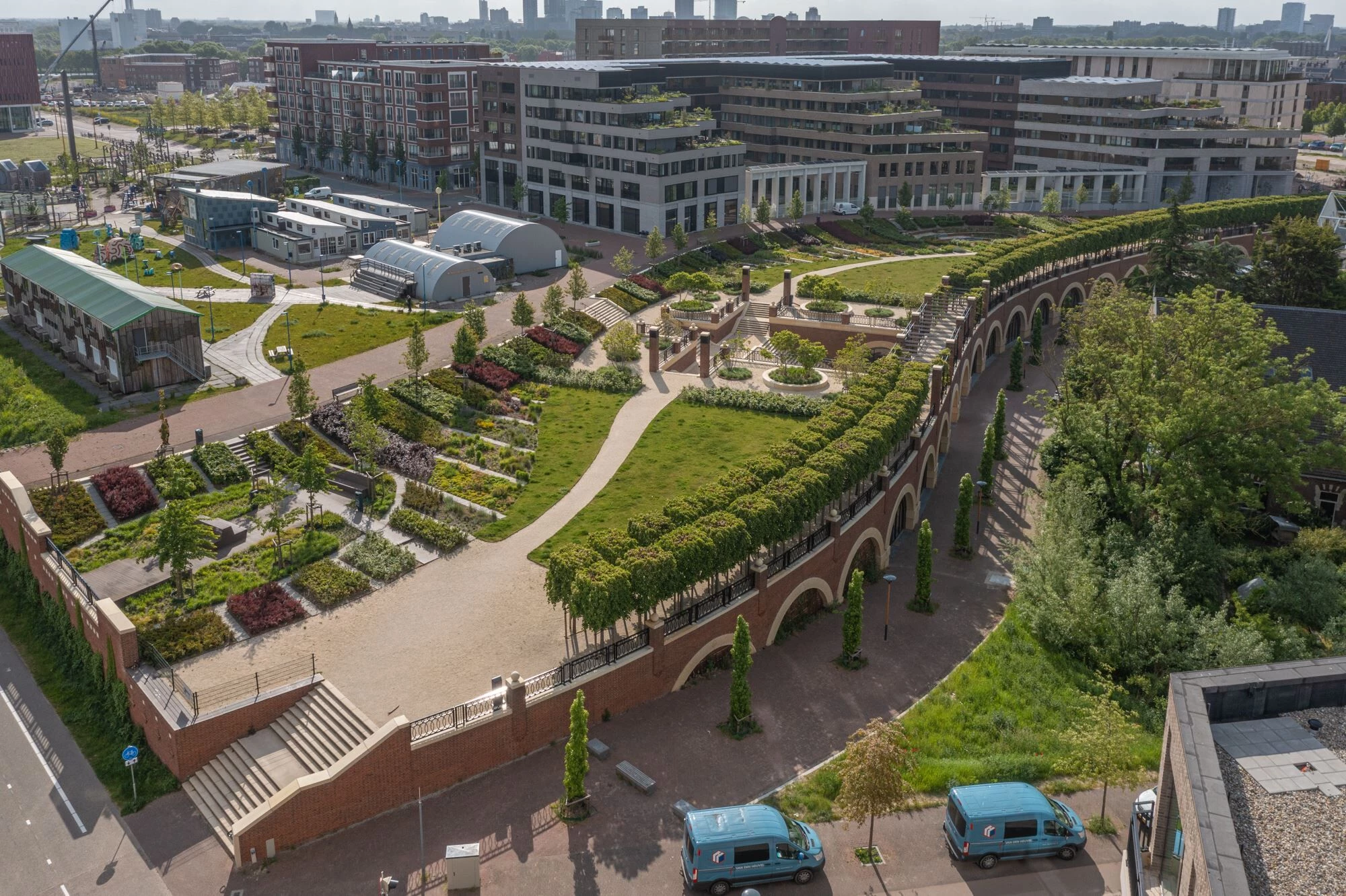 Plantsoen Hof van Boedapest 公园丨荷兰-14