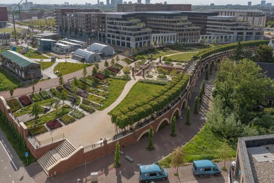 Plantsoen Hof van Boedapest 公园丨荷兰-14