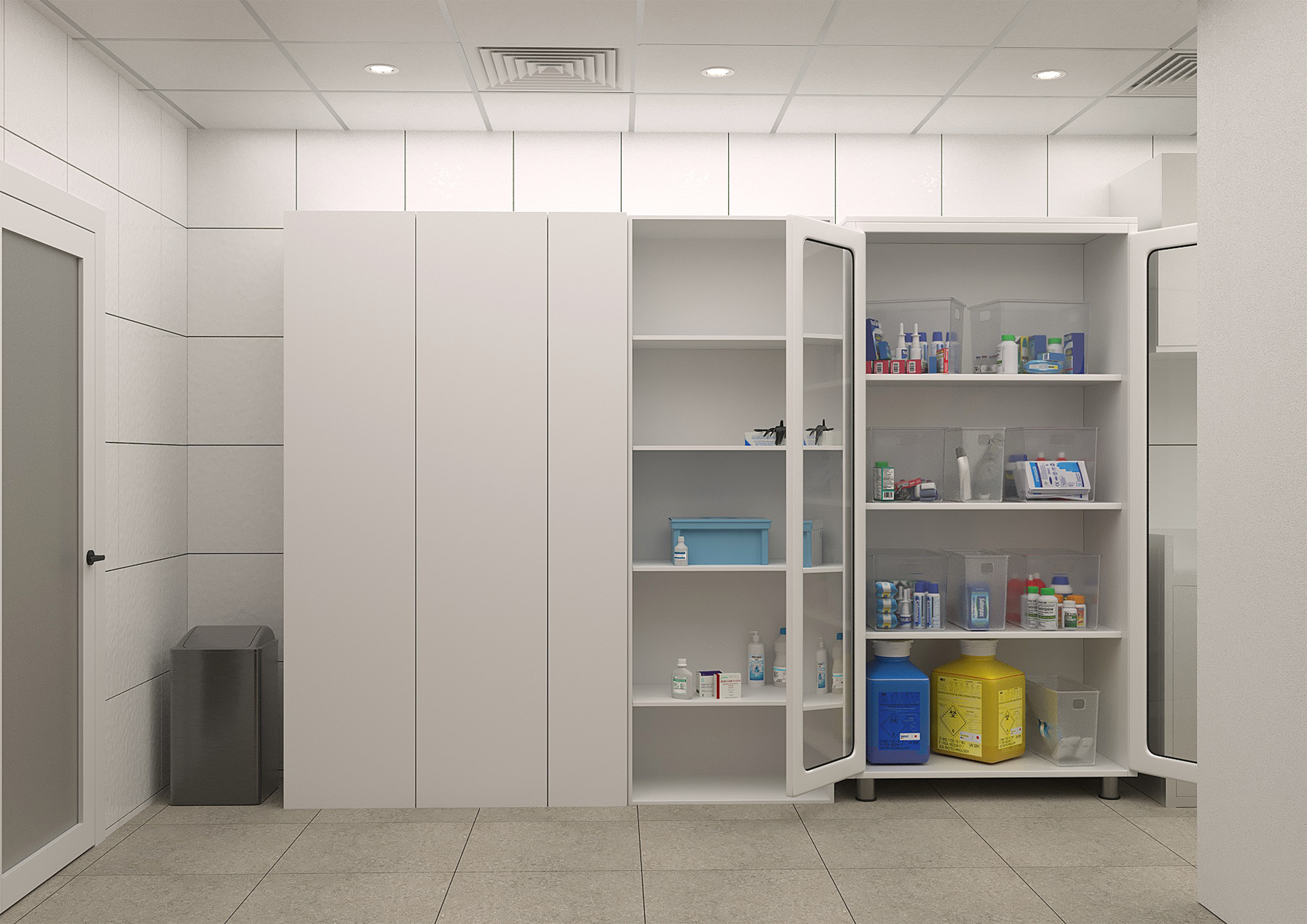 Разработка 3D визуализаций интерьера ветклиники-25