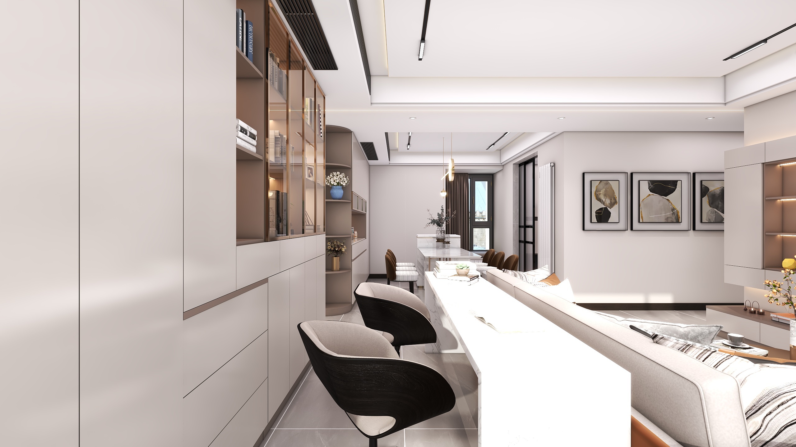 四川成都望江水岸（161平方意式轻奢四居室）-21