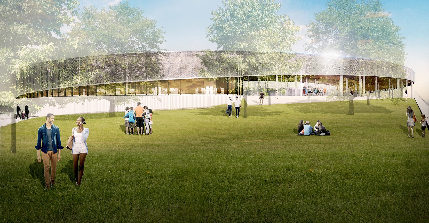 Lemay 事务所打造环保公交中心，融入社区绿色空间-21