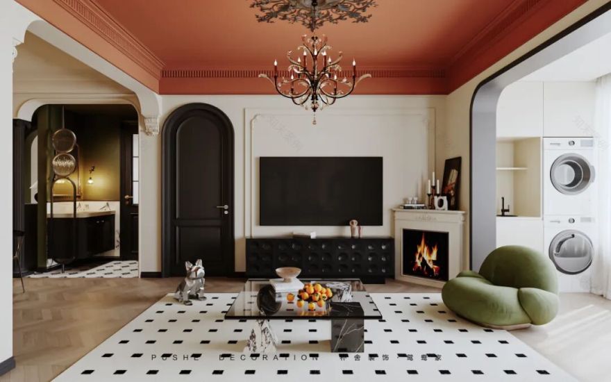 新作|摩登复古法式风,红与黑的极致碰撞-32