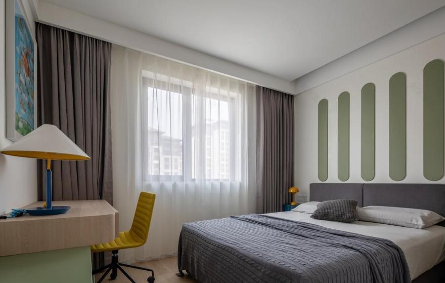 孟菲斯风格三代同堂温馨家居设计-44