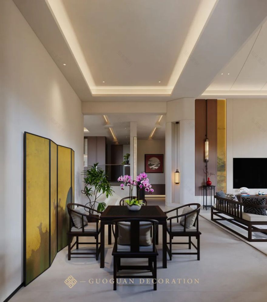 国冠装饰|浙江金华·蓝湾国际,现代中式里的生活长卷-26