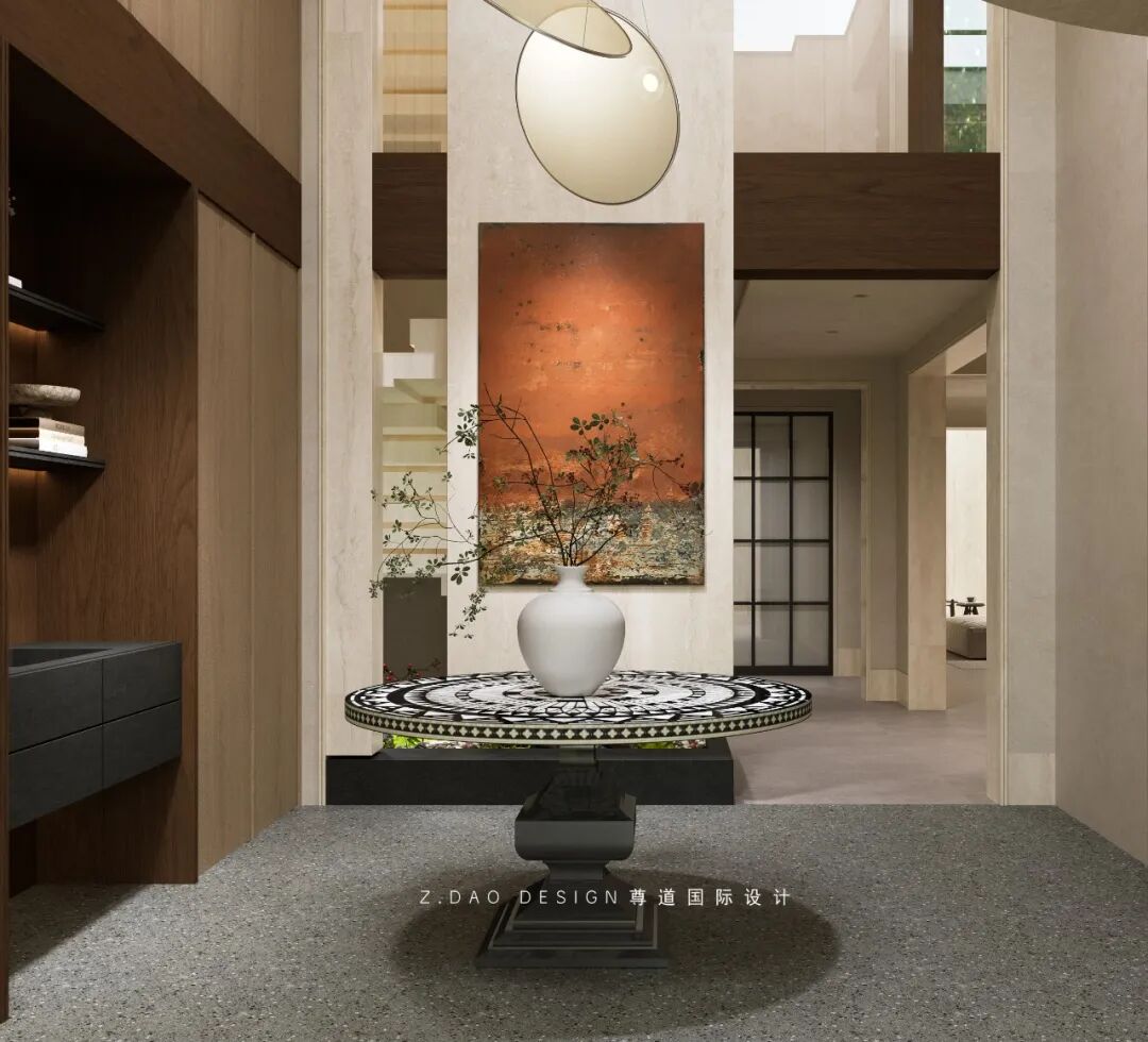 尊道新作|合肥『文一·塘溪津门』1000㎡折衷主义别墅，专治豪宅审美疲劳。-54