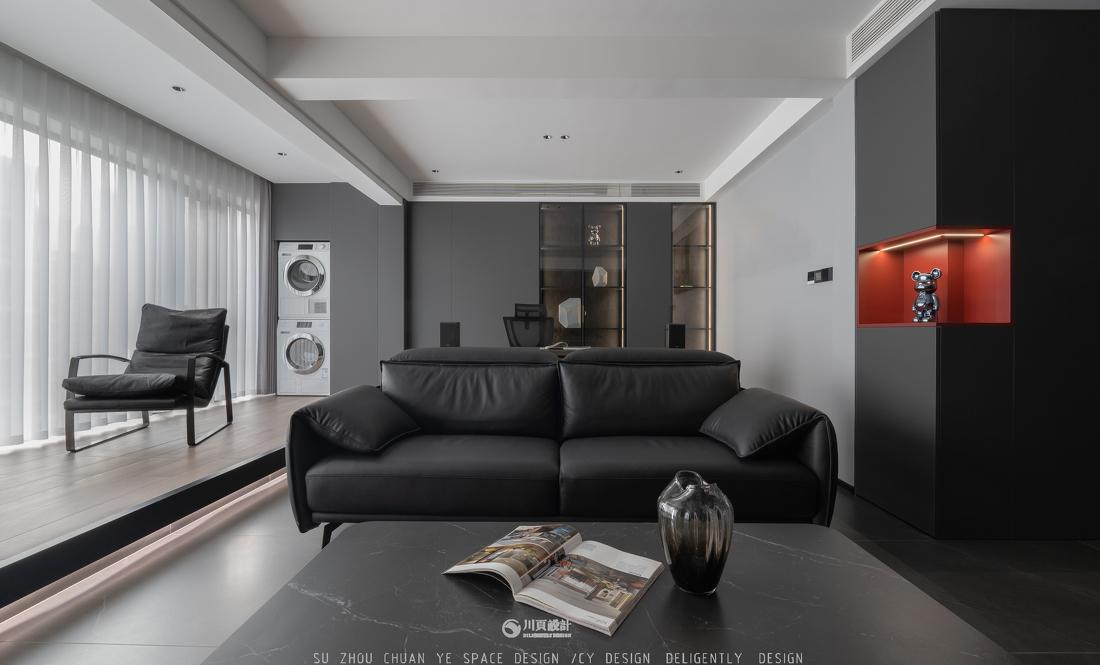 暗黑系精装房 · 现代简约的优雅与神秘-14