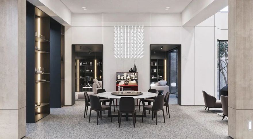 上海千方别墅私宅 | 简约之美,诠释无限空间张力-23