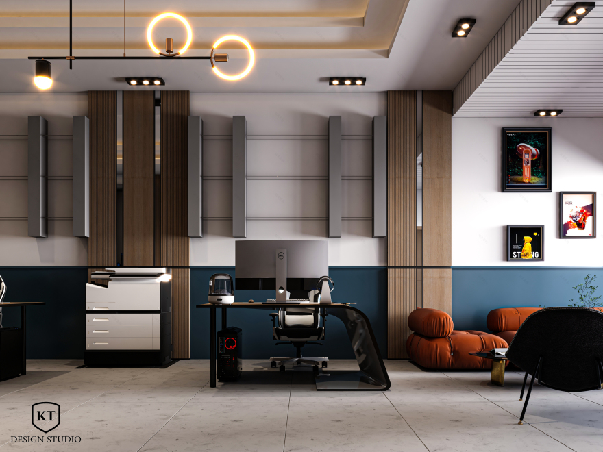 平面办公空间室内设计丨KT_DESIGN STUDIO-19
