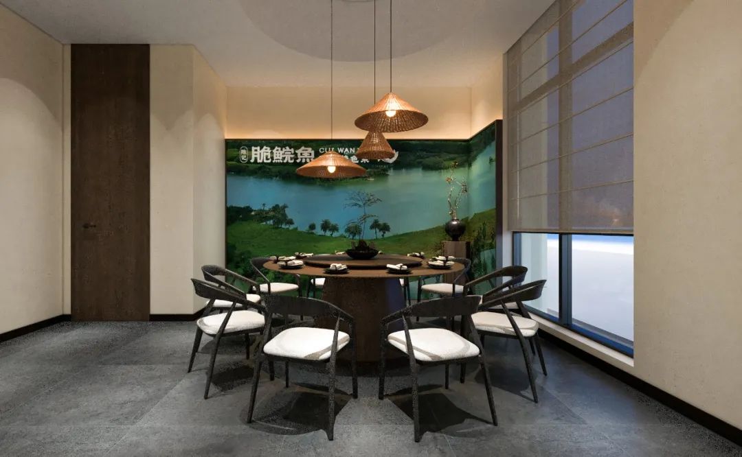 脆皖鱼中餐厅丨中国连云港丨连云港设计力量 点度空间设计-17