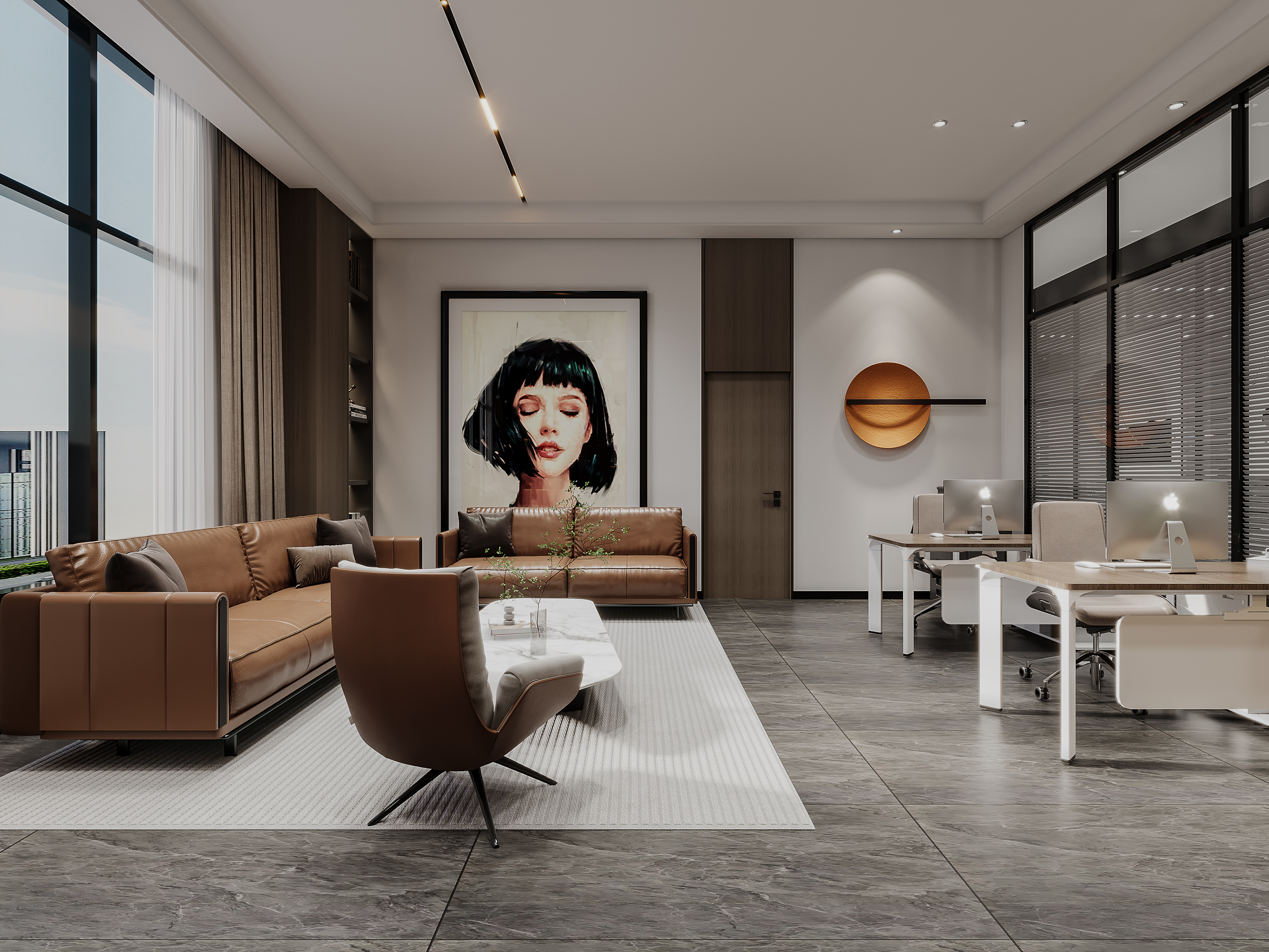 现代风办公场所-3