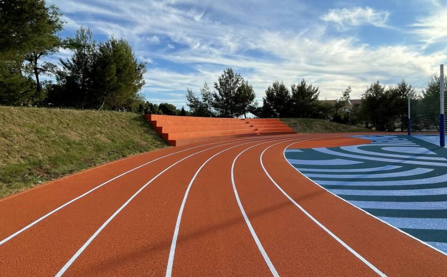 OŠ “Marija i Lina”旁运动场重建项目丨克罗地亚丨当地Studio MAU的建筑师Nenad Marić-0