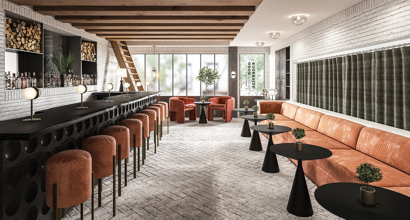 英国 Neighbourhood 葡萄酒吧丨Fare Inc.-5