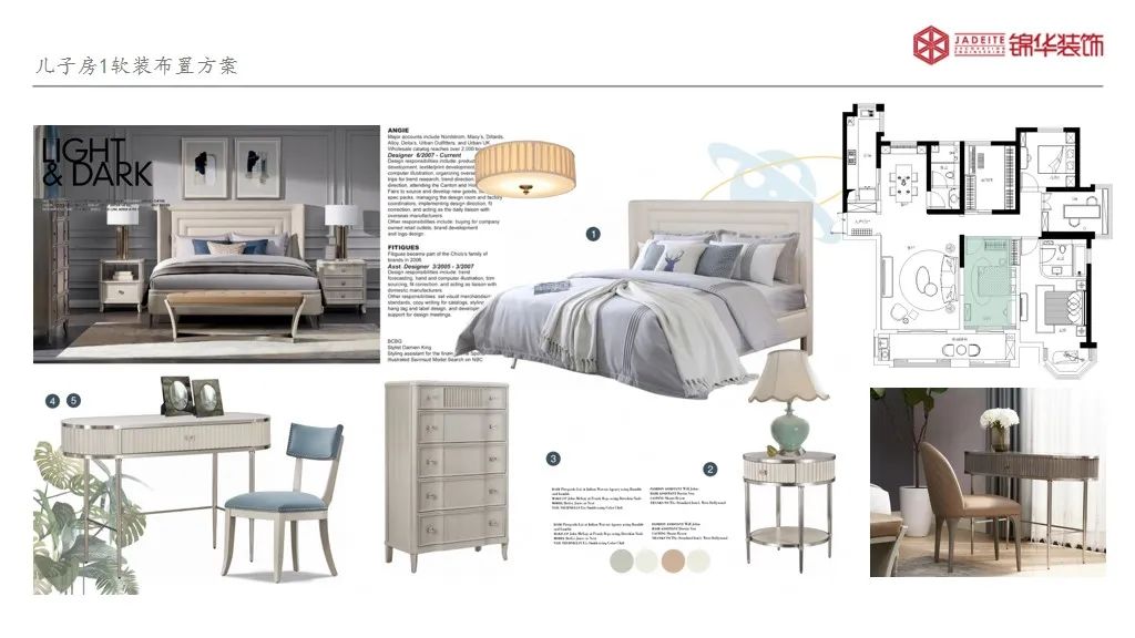 美式轻奢软装提案丨锦华装饰-58