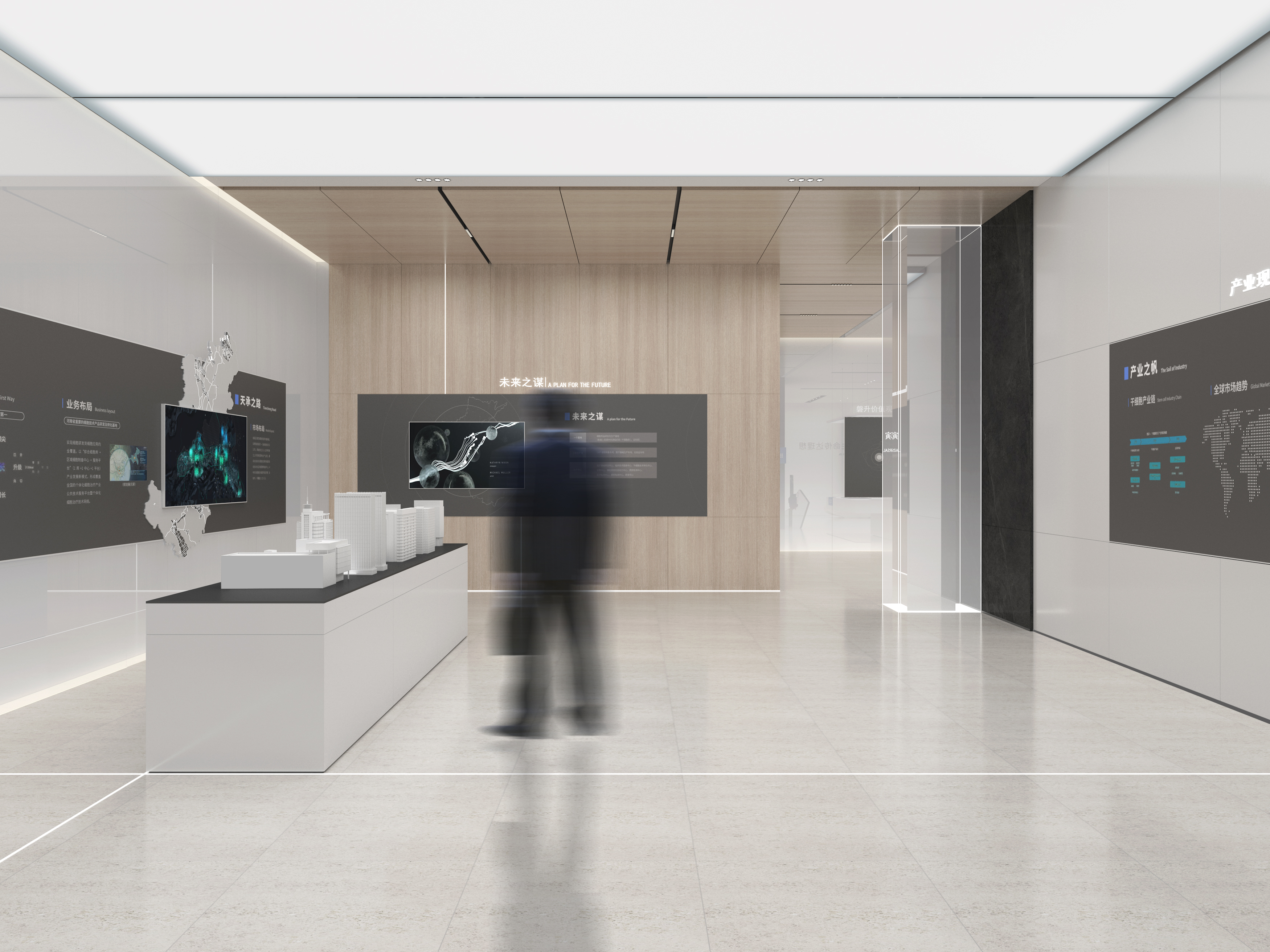 天承磐升企业展厅空间设计-5