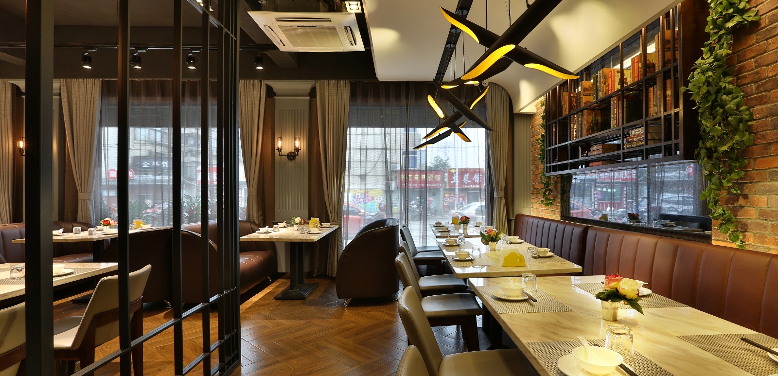 IDDW 道伟设计 | “灰度”巴黎中餐厅,简约工业风融合巴黎元素-36