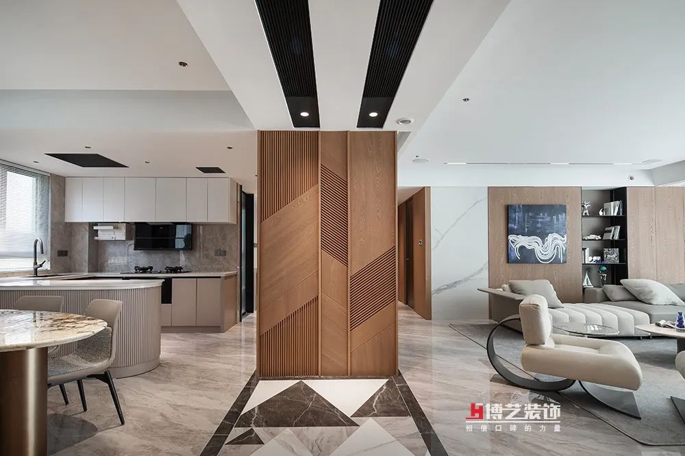 嘉禾金茂府现代简约风设计丨博艺装饰-16