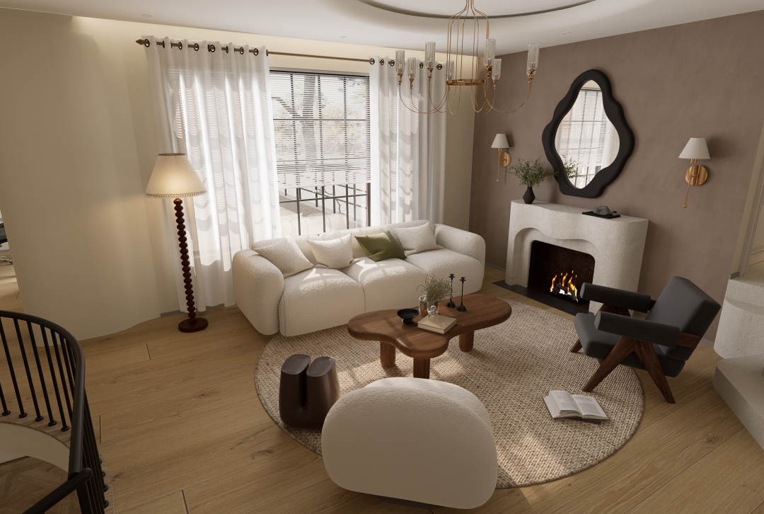 东莞万科城市高尔夫花园轻法 · 中古风设计丨中国东莞丨DP 设计-40