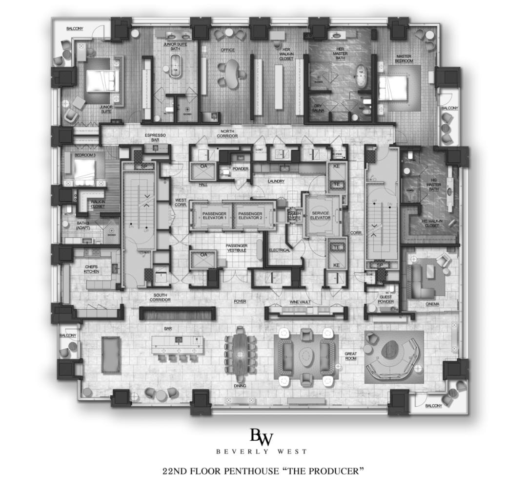 好莱坞 140 亿豪华公寓楼-148