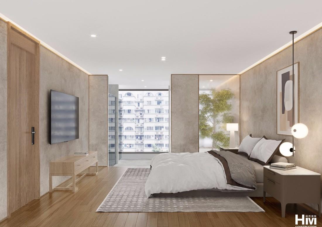 
民宿 | 当新中式遇上简约风 -3