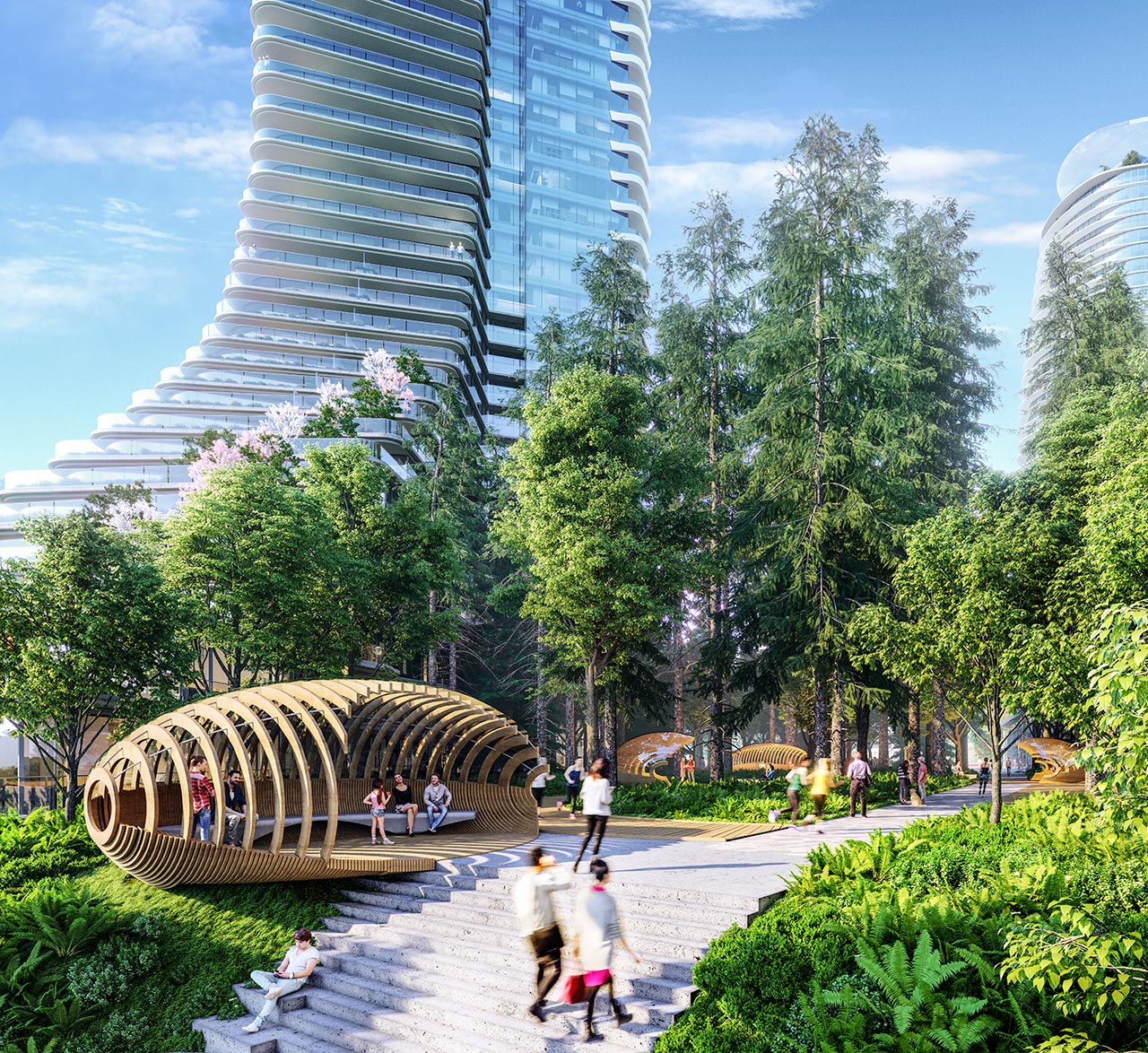 温哥华 Oakridge 购物中心重建 | 城市绿洲与社区活力的新典范-20