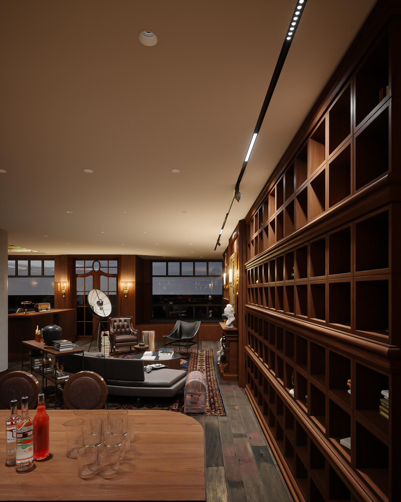 复古风格室内设计-19