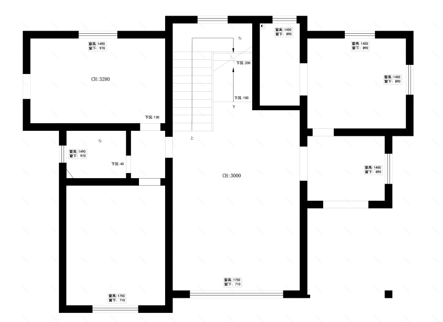 450m²极简风家居设计-0