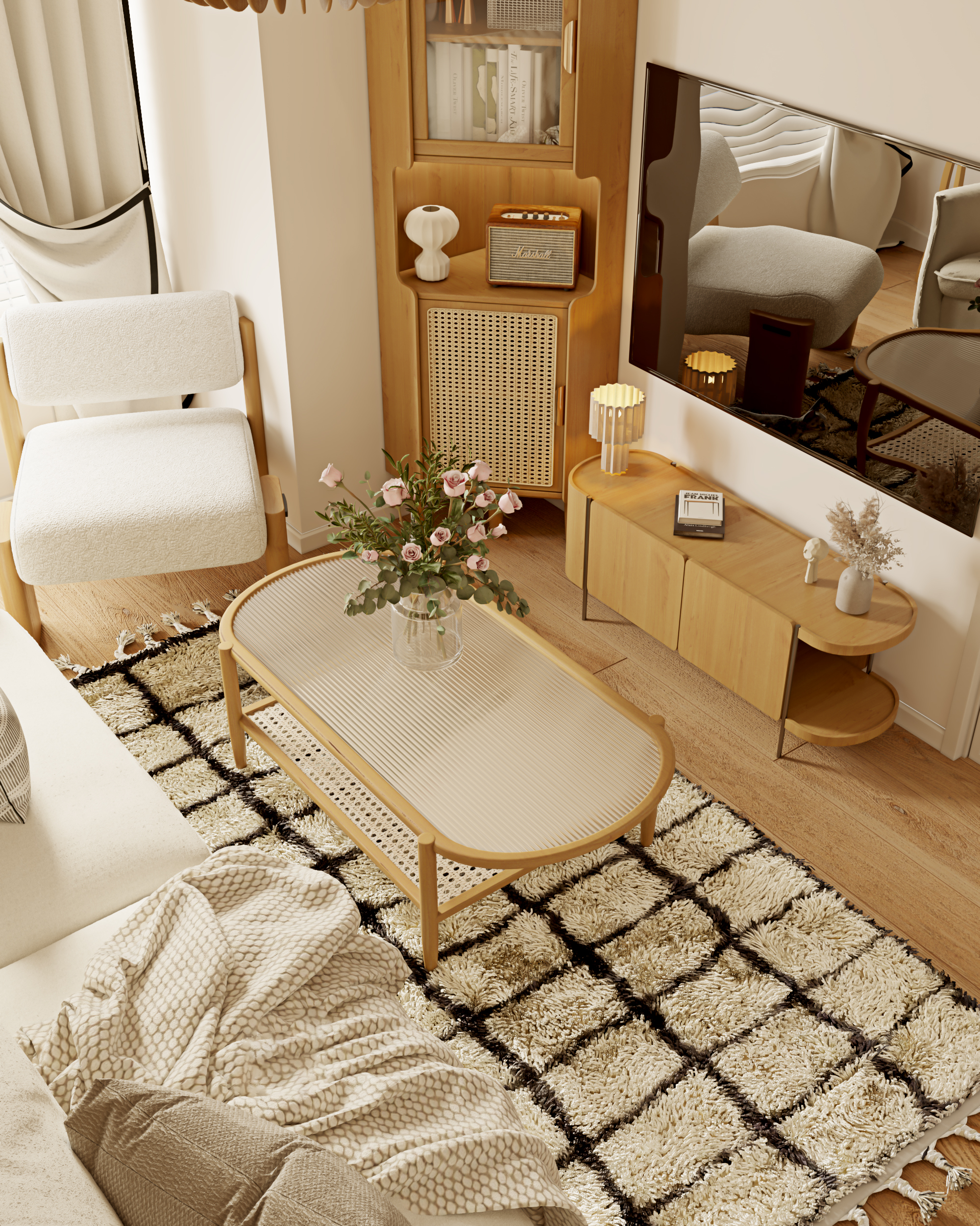 奶油色北欧空间-2