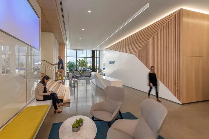 诺基亚达拉斯总部设计 | 跨学科团队协作的开放式空间-3