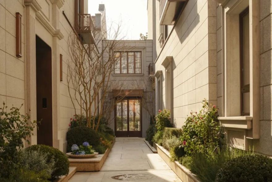 海派花境的几何抒情诗 ——华润南房士林润园,以花境重译中西交融的时光诗篇-43