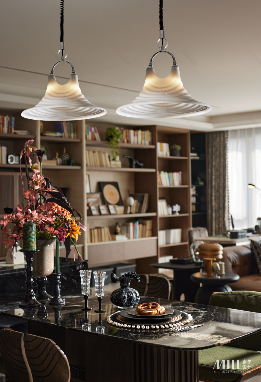 蜜尔设计 | 成都万科·锦上扬华115m²&125m²&143m²样板间-5