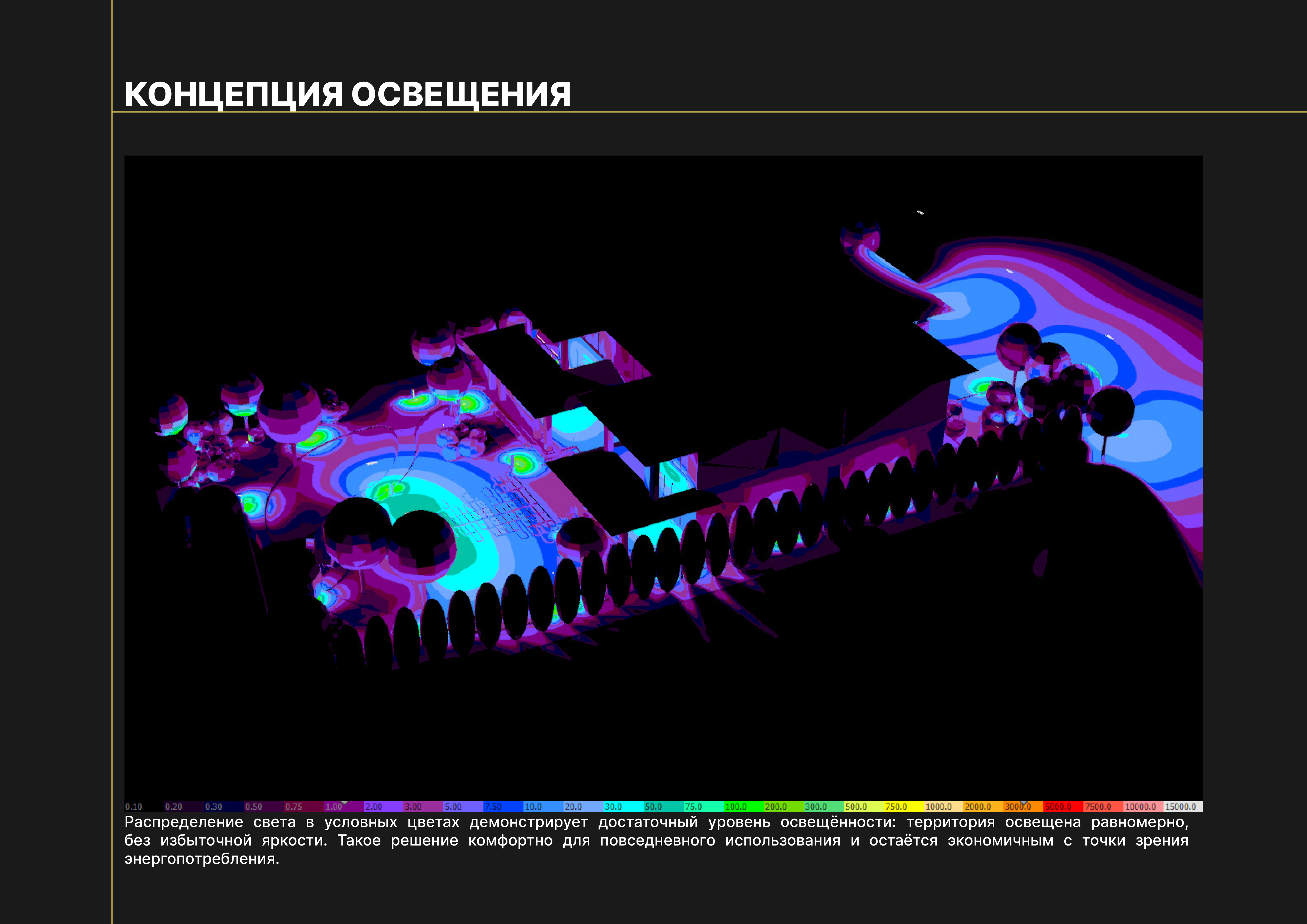 Проект освещения территории частного коттеджа-1