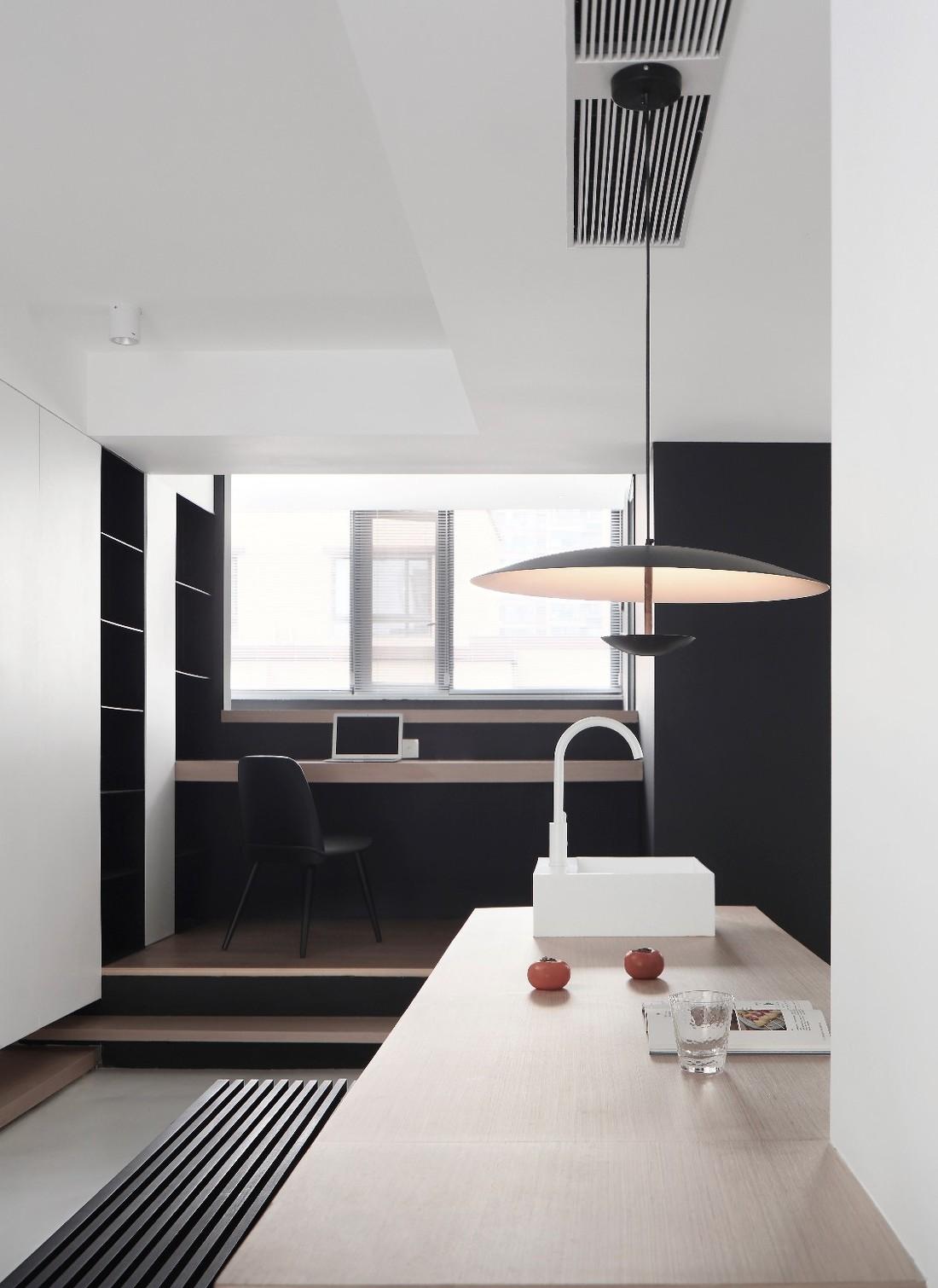 黑白简约室内设计,打造四维空间互动-18