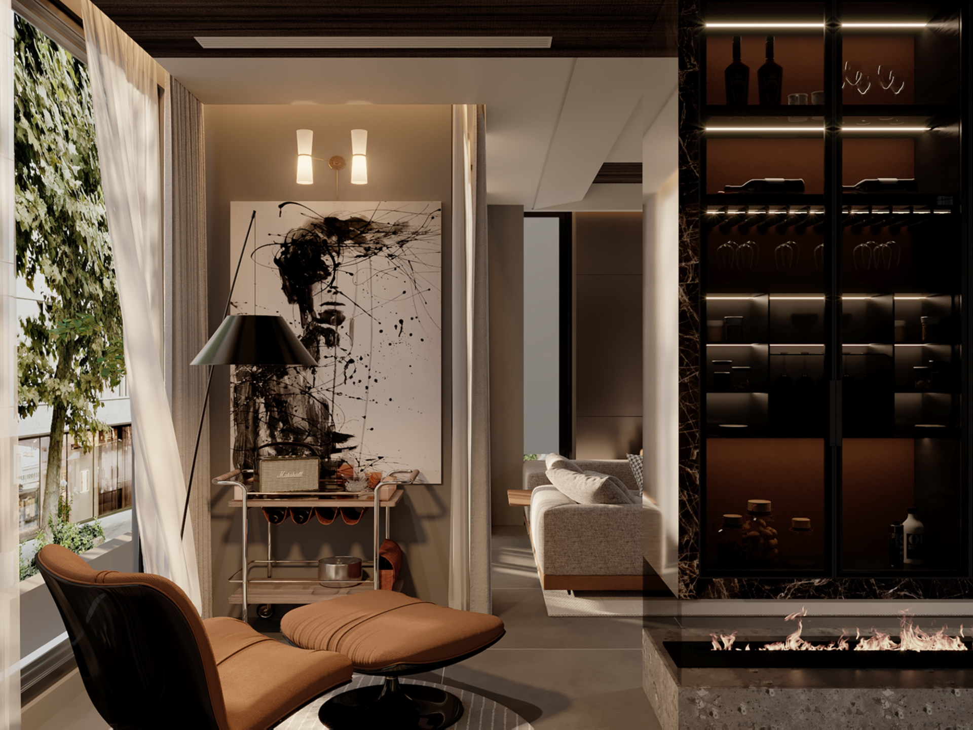 Open Living Space – Kitchen, Lounge & Bar-2