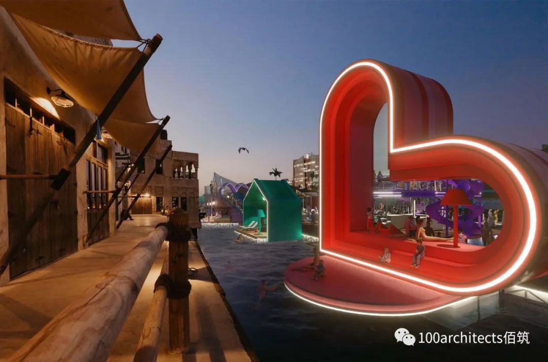 幻飘魔方泳池丨阿联酋阿布扎比丨佰筑建筑设计咨询(上海)有限公司-42