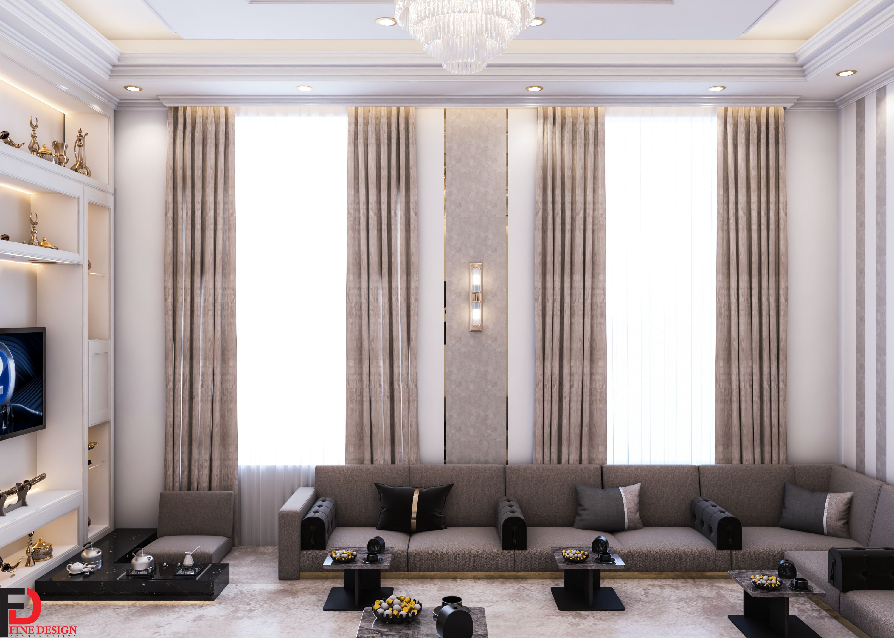 Modern Classic Lattice Design in Kuwait-1