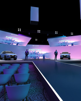 Hyundai Car Launch Stage design