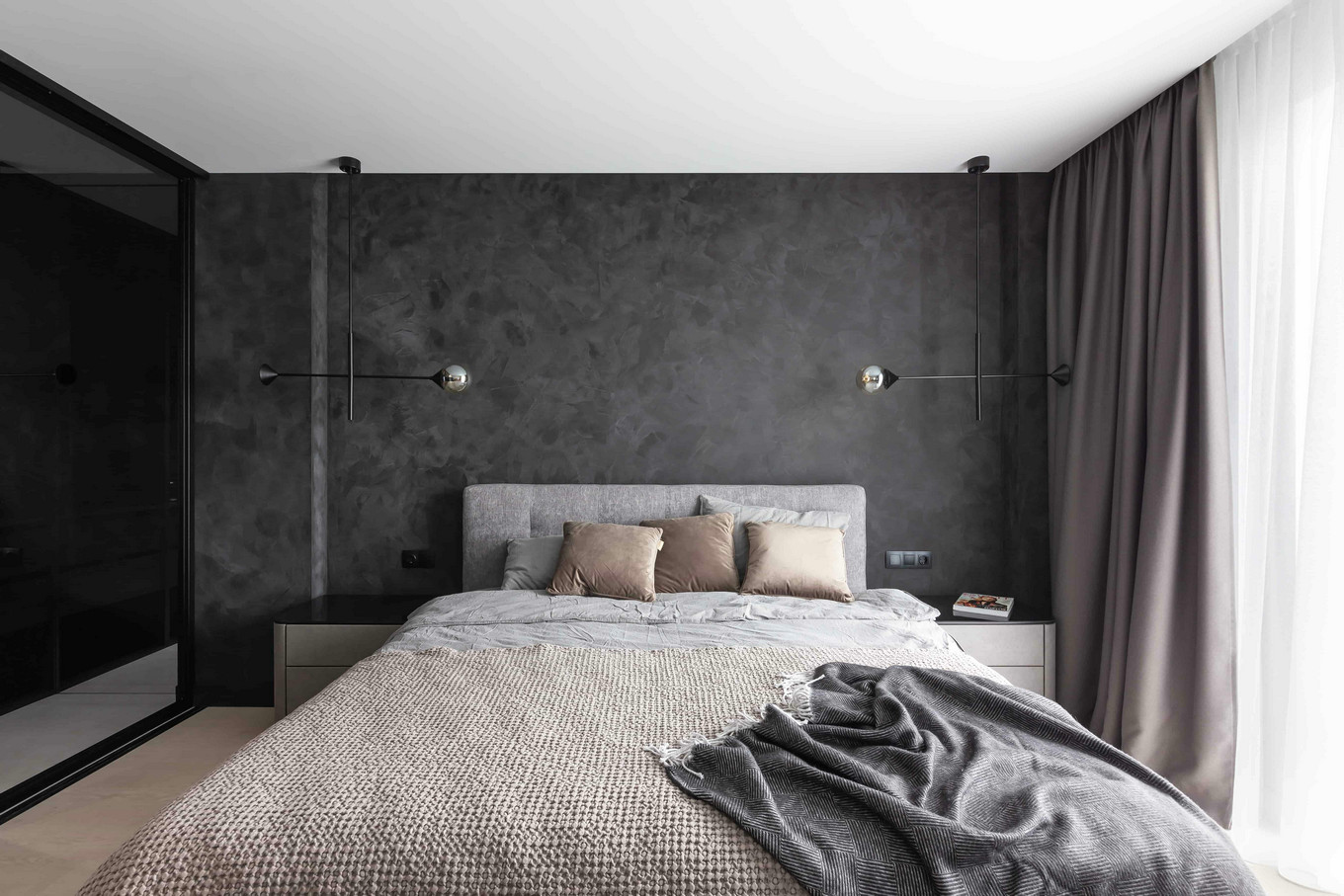 乌克兰 92㎡艺术气息住宅设计-28