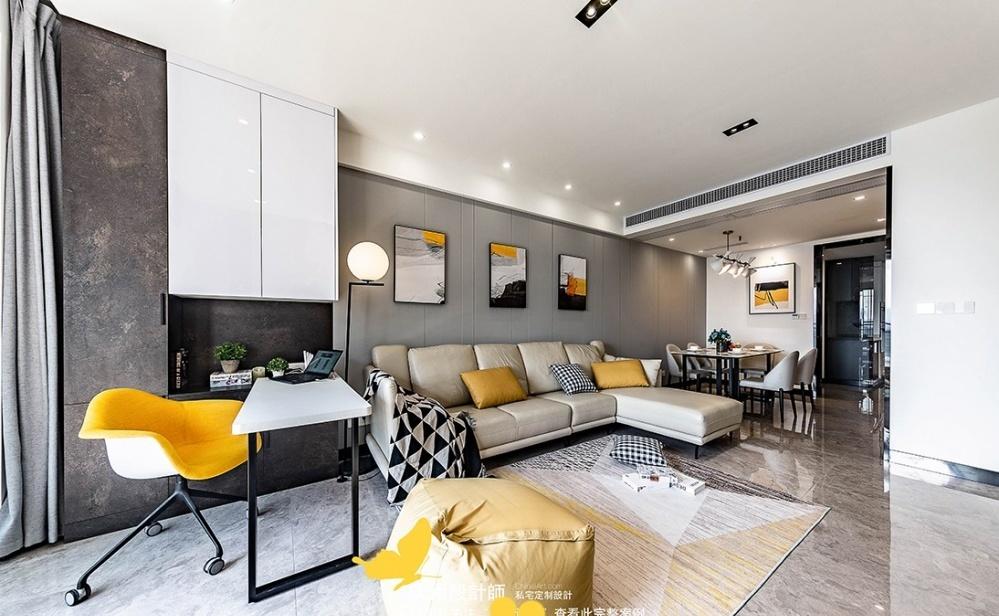 两房改三房,大中岛客厅的完美设计-6