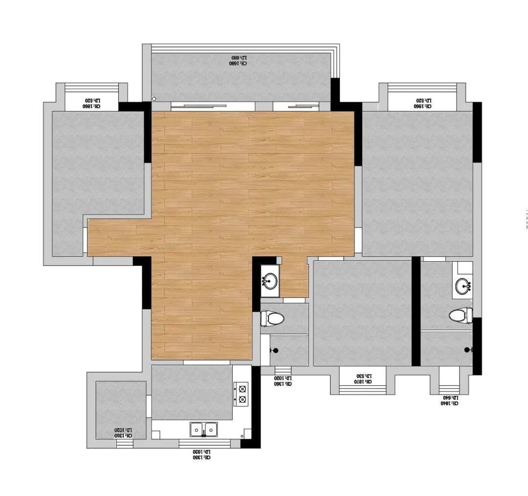 合肥金科博翠天辰 128㎡现代法式风精装房设计丨中国合肥丨安徽飞墨设计-37