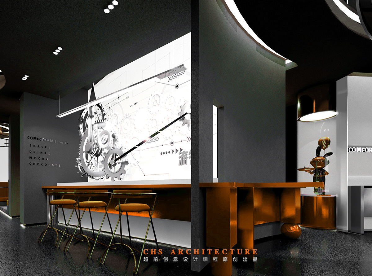 滴答 · 暗黑咖啡吧原创方案设计丨超前设计（超前创意设计教育）-39