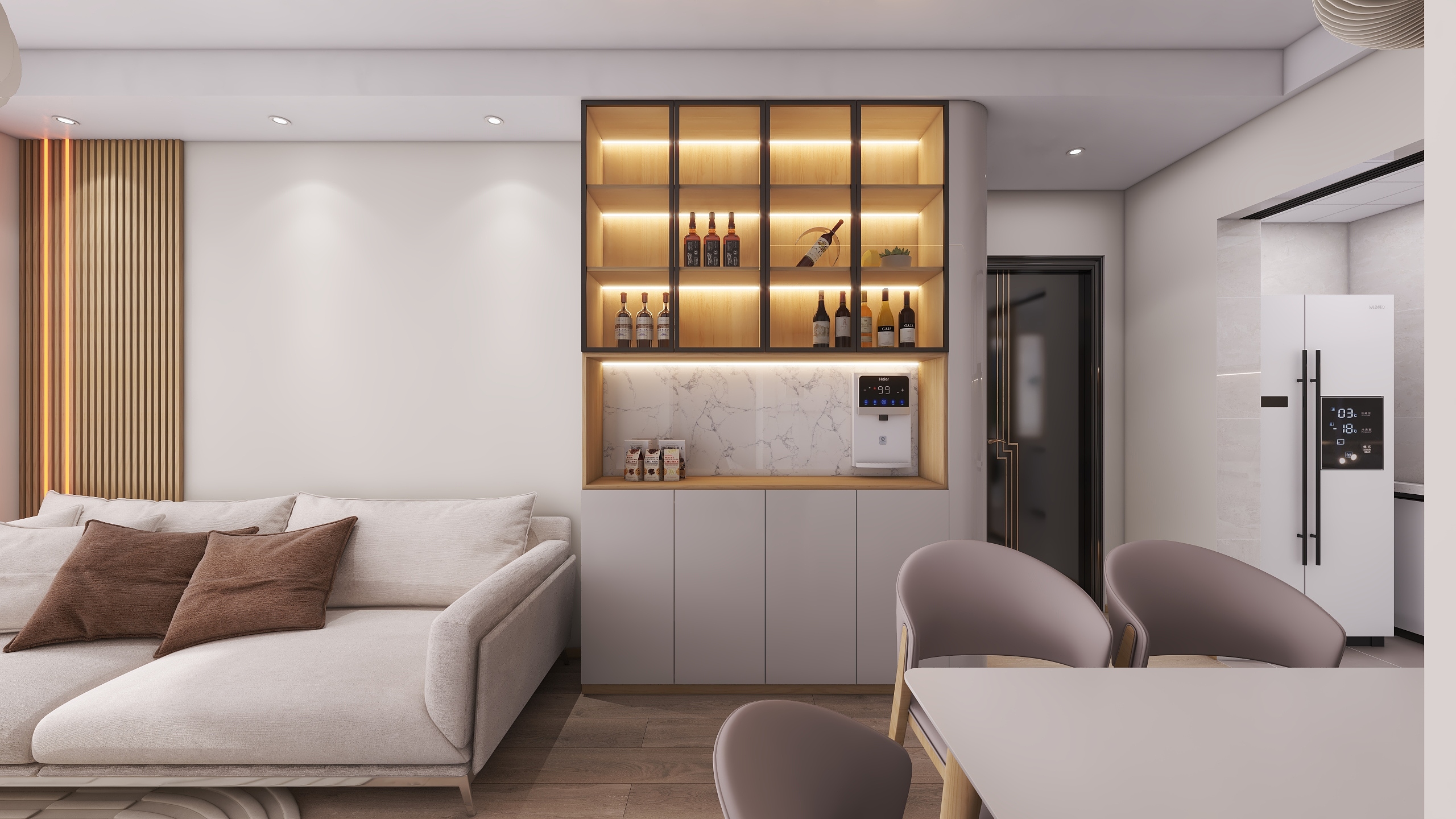 四川成都汇厦少城锦官郡（67平方日式原木风两居室）-20