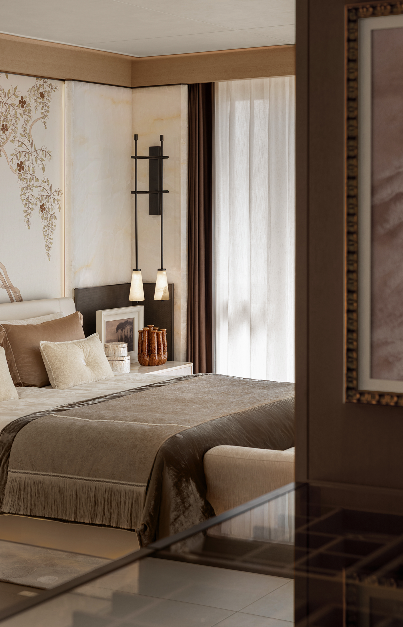 绍兴中海·越湖雲起400㎡叠墅室内设计丨中国绍兴丨IF DESIGN羽果设计-40